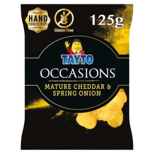 Tayto Occasions Mature Cheddar Spring Onion Flavour Potato Crisps