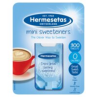 Hermesetas Mini Sweeteners 300 Tablets – Zero Calorie Sugar Free Pocket Size Dispenser