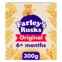 Farley's Rusks Original Baby Food Snacks 6+ Months 300g