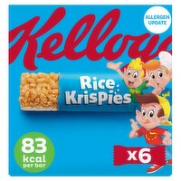 Kellogg's Rice Krispies Breakfast Cereal Bars 6x20g