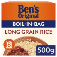 Bens Original Boil In Bag Long Grain Rice 8 x 62.5g