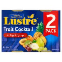 Lustre Fruit Cocktail in Light Syrup 2 x 410g