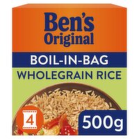 Bens Original Boil In Bag Wholegrain Rice 4 x 125g