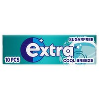 Extra Cool Breeze Sugar Free Chewing Gum x10 Pieces