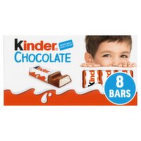 Kinder Milk Chocolate Fun Size Treat Snack Bars Multipack 8 x 12.5g