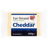 Lee Strand White Cheddar Cheese 200g