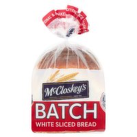 McCloskey's Batch White Sliced Bread 800g