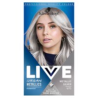Schwarzkopf LIVE Urban Metallics, Metallic Silver Permanent Hair Dye U71