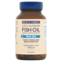Wiley's Finest Wild Alaskan Fish Oil Peak EPA 60 Capsules