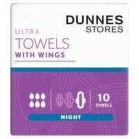Dunnes Stores 10 Night Ultra Towels with Wings