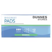 Dunnes Stores 12 Discreet Pads Normal