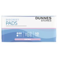 Dunnes Stores 10 Extra Discreet Pads