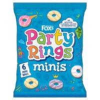 Fox's Biscuits Party Rings Minis 6 Snack Bags