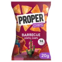 PROPERCHIPS Barbecue Lentil Chips 20g