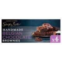 Dunnes Stores Simply Better 4 Handmade Belgian Chocolate Brownies 180g