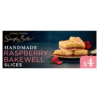 Dunnes Stores Simply Better 4 Handmade Raspberry Bakewell Slices 200g