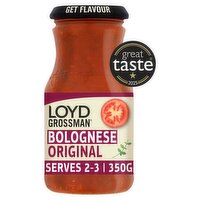 Loyd Grossman Bolognese Original Tomato Pasta Sauce 350g Jar