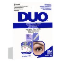 Duo White/Clear Quick-Set Striplash Adhesive 5g