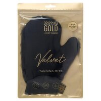 Dripping Gold Luxury Tanning Velvet Tanning Mitt