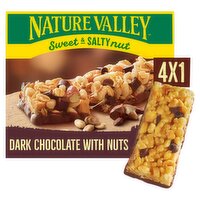 Nature Valley Sweet & Salty Nut Dark Chocolate with Peanuts Cereal Bars 4 x 30g (120g)