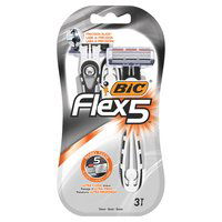 BIC Flex 5 Disposable Men's Razors - Pack of 3