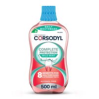 Corsodyl Complete Protection Gum Care Mouthwash Mild Mint 500 ml