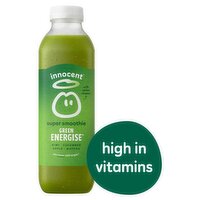 innocent Green Energise, Kiwi, Cucumber, Apple & Matcha Super Smoothie with Vitamins 750ml