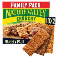 Nature Valley Crunchy Variety Family Pack Cereal Bars 10 x 42g (420g)