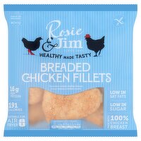 Rosie & Jim Breaded Chicken Fillets 400g