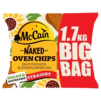 McCain Straight Cut Naked Oven Chips 1.7kg