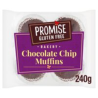 Promise Gluten Free Bakery Chocolate Chip Muffins 240g