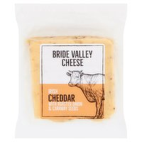 Sheridans Cheesemongers Bride Valley Cheddar with Roasted Onion & Caraway Seeds 120g
