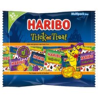 HARIBO Trick or Treat Halloween Fruit Flavour Jelly & Foam Sweets 32x16g Fun Size Bags Multipack 512g