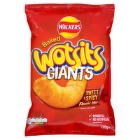 Walkers Wotsits Giants Sweet & Spicy Sharing Snacks Crisps 130g