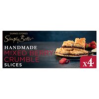 Dunnes Stores Simply Better 4 Handmade Mixed Berry Crumble Slices 190g
