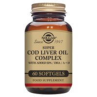 Solgar Super Cod Liver Oil Complex 60 Softgels
