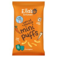 Ella's Kitchen Carrot + Parsnips Mini Puffs From 10 Months 4 x 8g (32g)