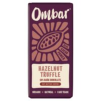 Ombar Hazelnut Truffle 60% Dark Chocolate 70g
