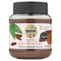 Biona Organic Vegan Dark Cocoa Velvety Smooth Spread 350g