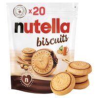 Nutella Biscuits 20 Pieces 276g - Crunchy Biscuits filled with Nutella