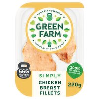 Green Farm Simply Chicken Breast Fillets 220g