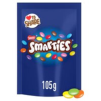 Smarties Milk Chocolate Sharing Bag 105g