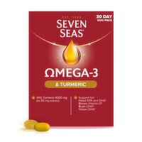 Seven Seas Omega-3 + Vitamin D, & Turmeric