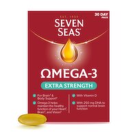 Seven Seas Omega-3 Fish Oil, Extra Strength