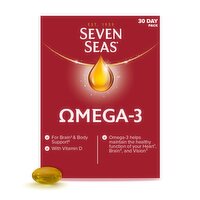 Seven Seas Omega-3 Fish Oil, With Vitamin D
