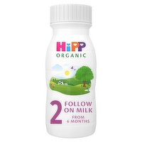 HiPP Organic 2 Follow On Baby Milk Ready to Feed Liquid Formula, From 6 Months, 200ml