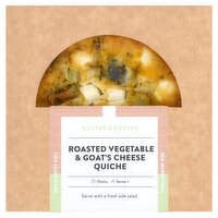 Baxter & Greene Roasted Vegetable & Goat's Cheese Quiche 200g