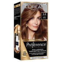 L'Oréal Paris Preference 5.0 Light Brown, Rich Luminous Fade-Defying Permanent Colour