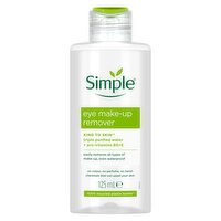 Simple  Eye Makeup Remover Kind to Skin 125 ml 
