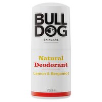 Bulldog Lemon & Bergamot Roll On Deodorant 75ml
